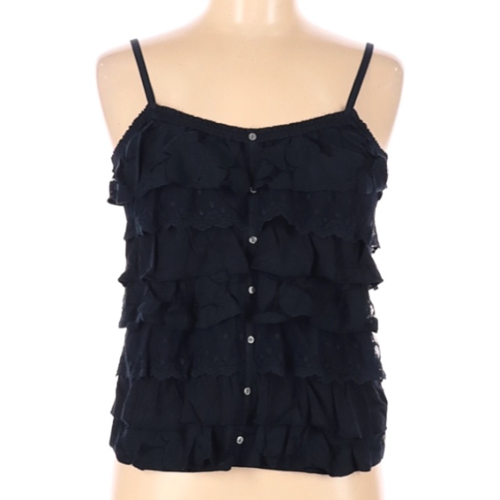 (NEW) ABERCROMBIE Lace Tiered Tank Top